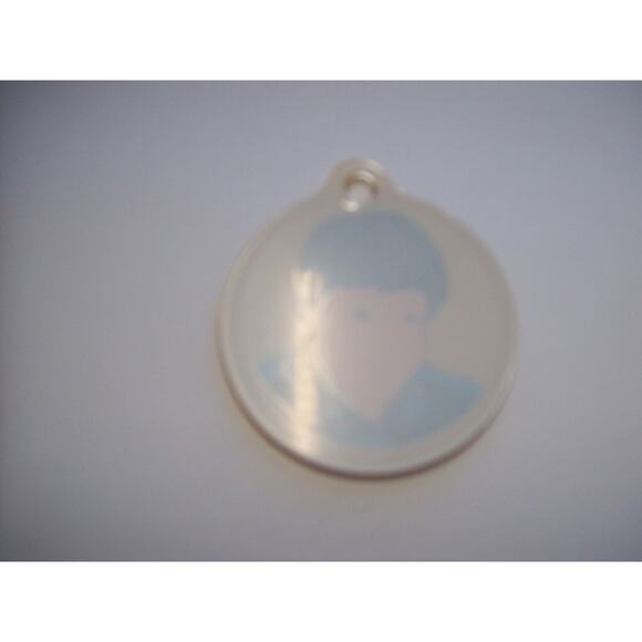 Doctor Who Pinball Machine Promo Plastic Keychain Patrick Troughton Bally 1992 - Picture 2 of 3